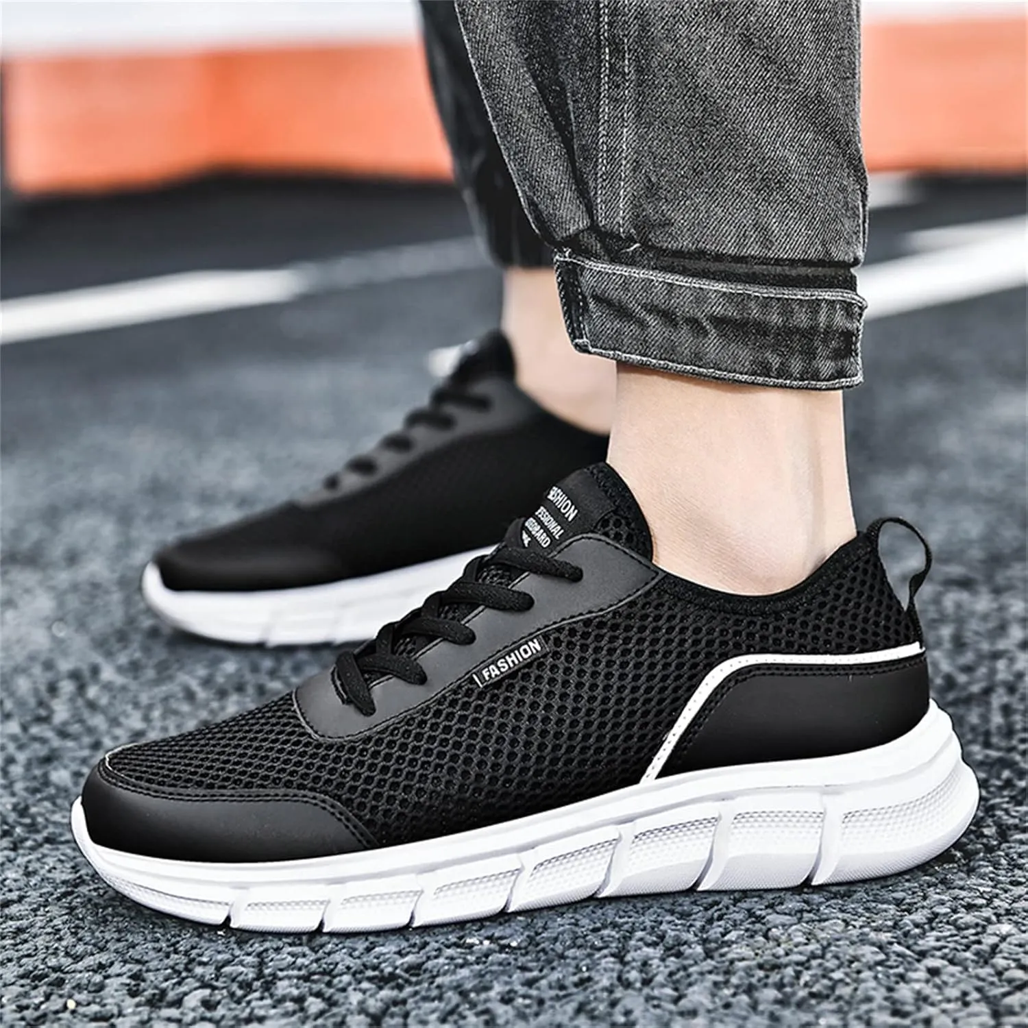 Men's Orthopedic Comfortable Lace Up Shoes Breathable Comfort Walking Shoe Memory Foam Versatile Shoes for Men