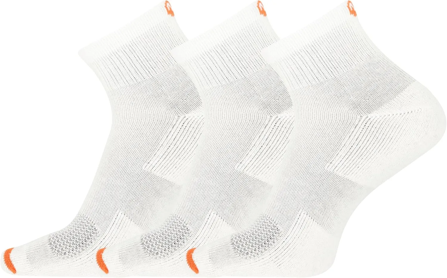 Merrell Men's and Women's Cushioned Cotton Socks-3 Pair Pack-Unisex Breathable Mesh Comfort Zones