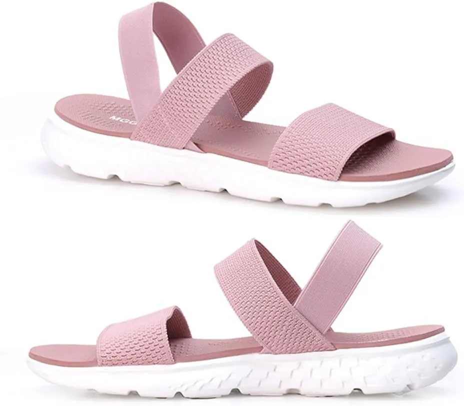 MGGMOKAY Womens Flat Sandals Fashion Soft Comfort Walking Sandals