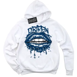 Midnight Navy 1s Sneaker Hoodie Drippin Graphic