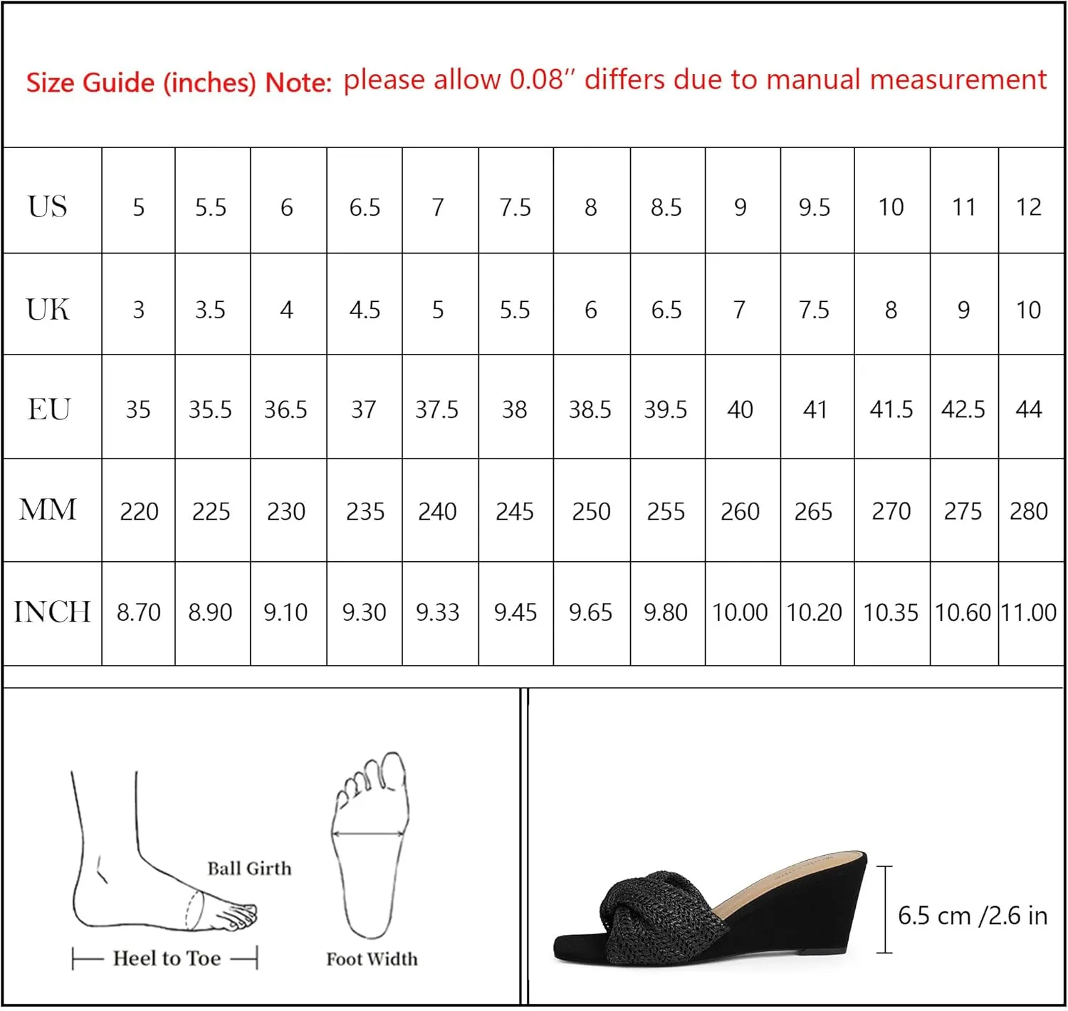 Modatope Wedge Sandals for Women Braided Wedge Heels Square Open Toe Raffia Dressy Womens Sandals
