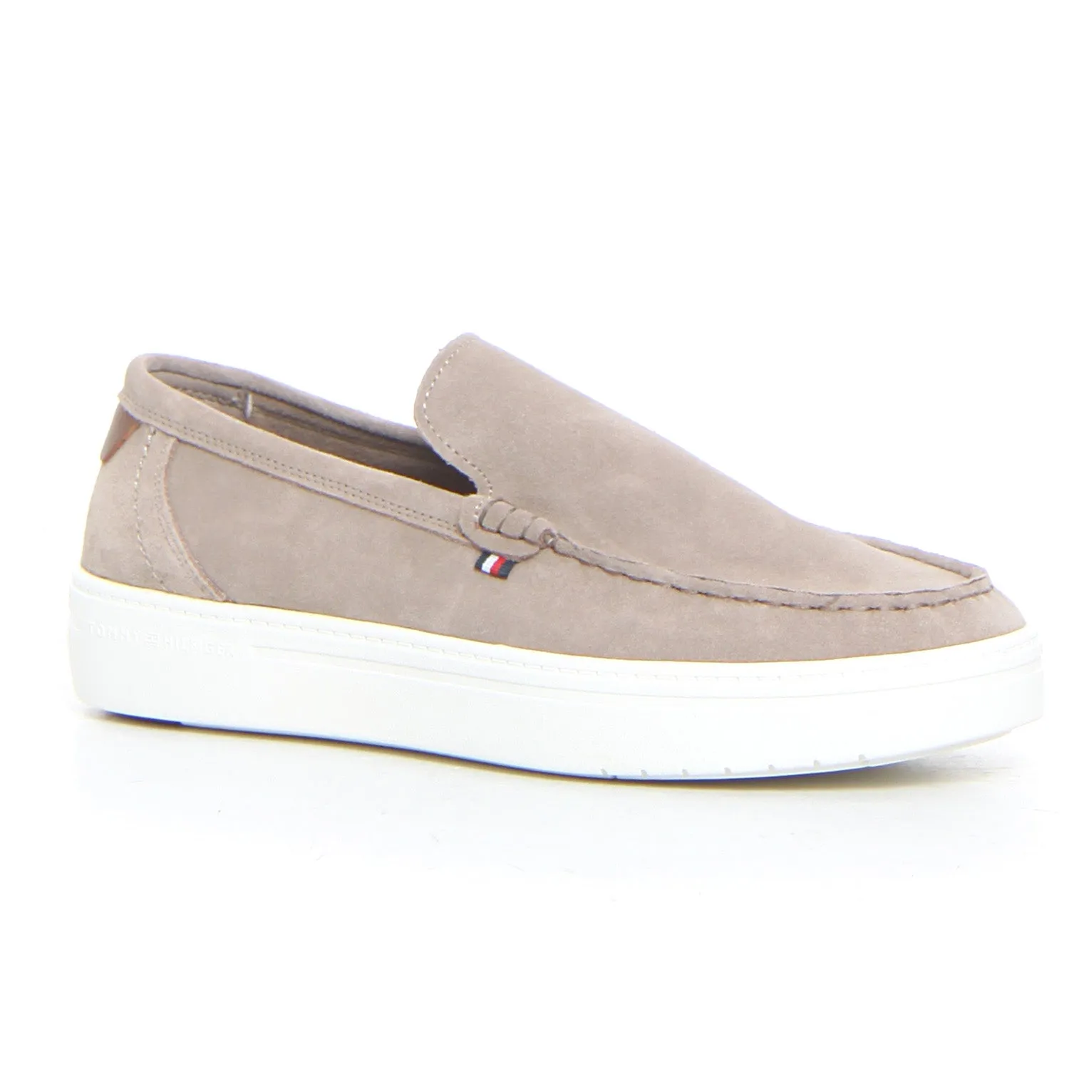 Modern light hybrid suede loafer mocassino
