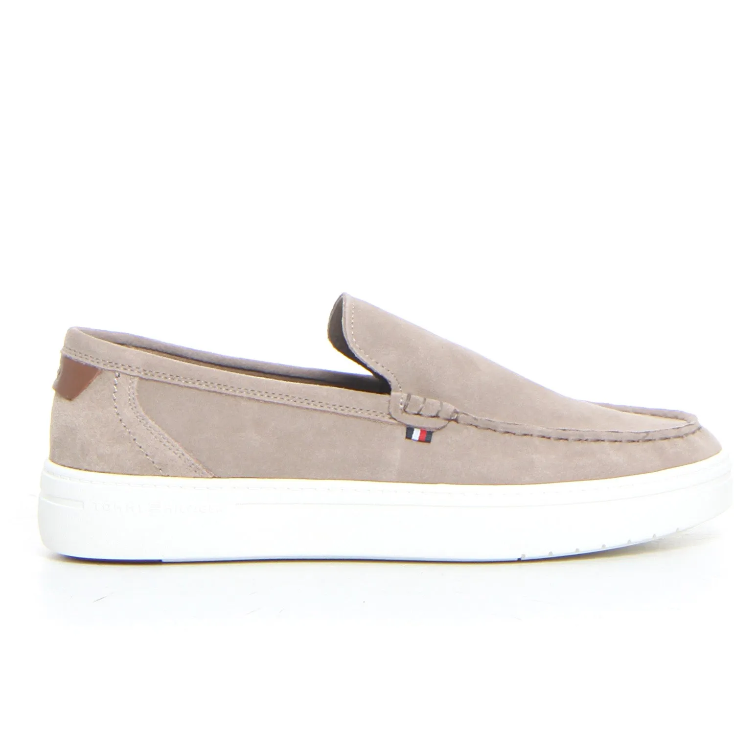 Modern light hybrid suede loafer mocassino