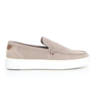 Modern light hybrid suede loafer mocassino