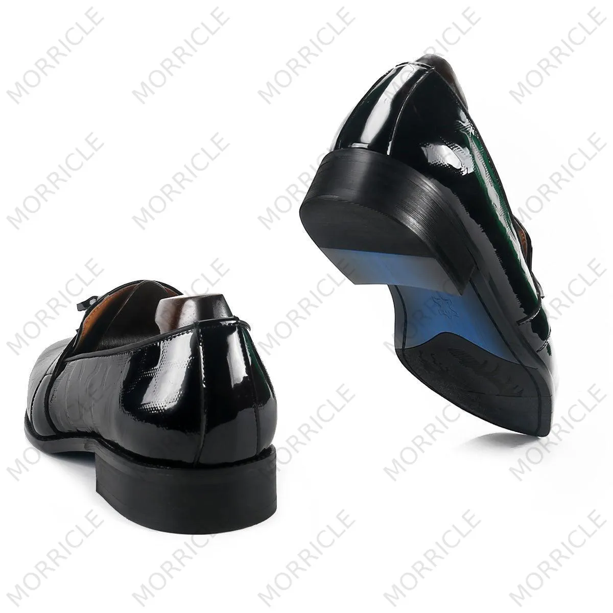 Modern Patent Leather Tassel Loafers
