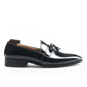 Modern Patent Leather Tassel Loafers
