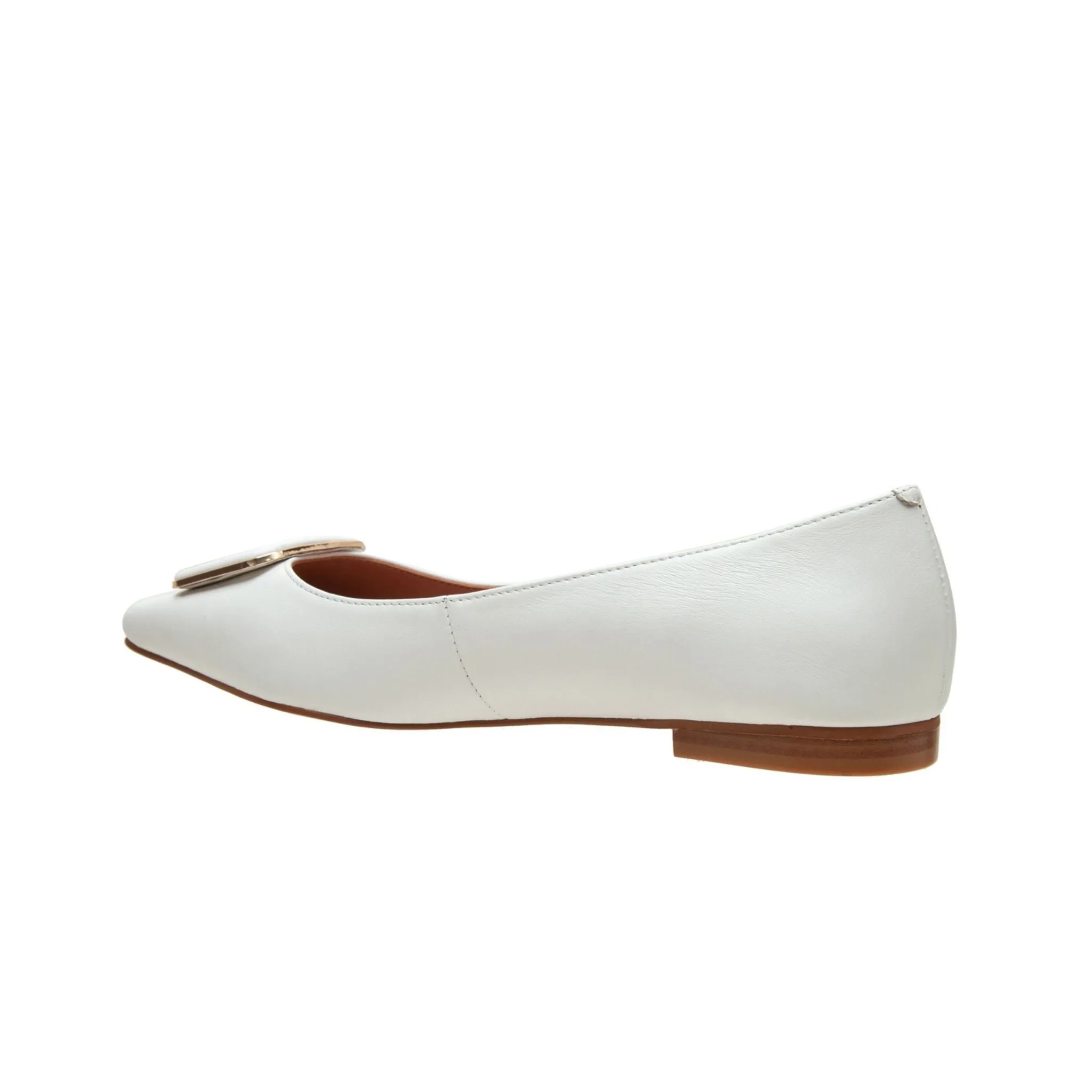 NANCY | Square Toe Buckle Flats