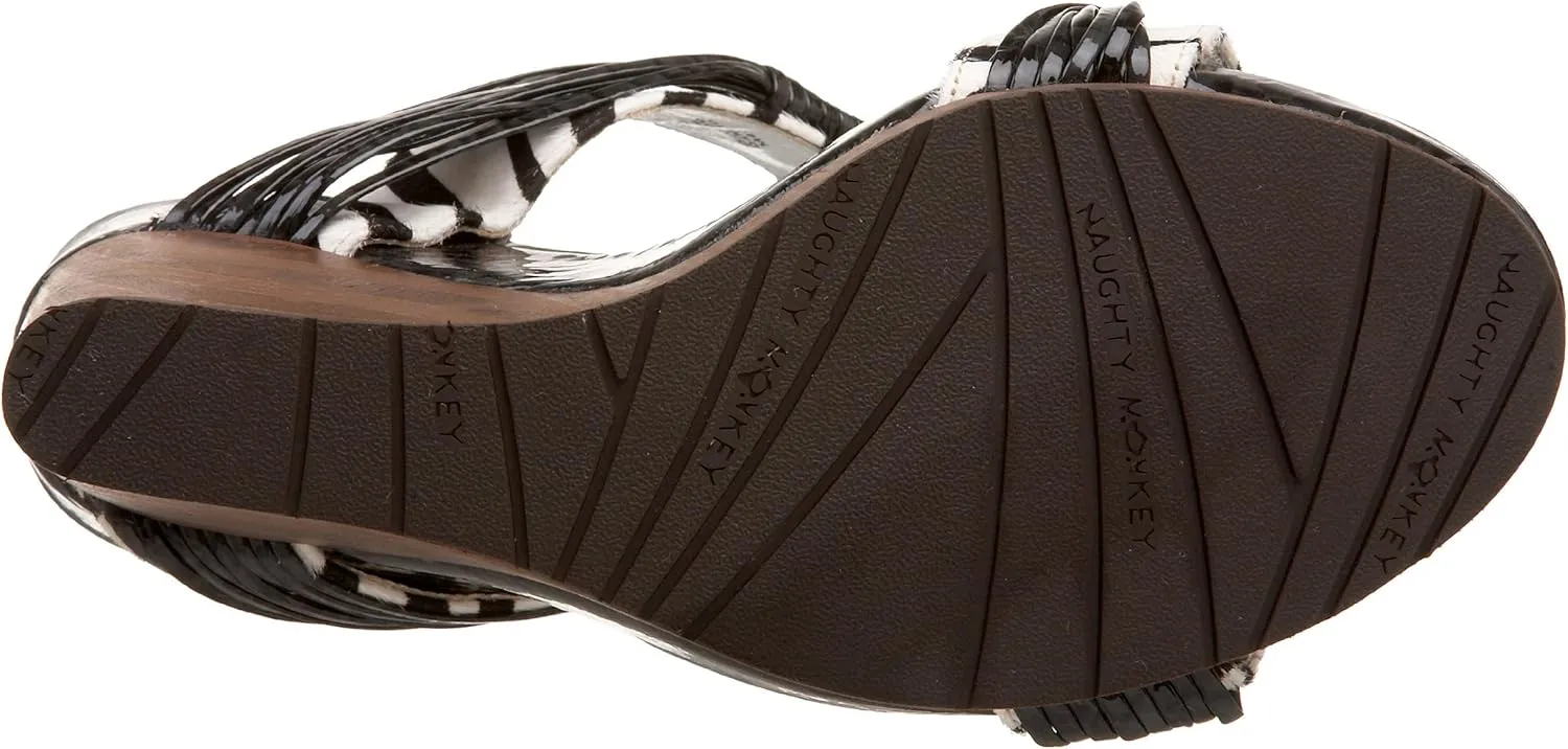 Naughty Monkey Women's Wood Chuck 2 Wedge Sandal