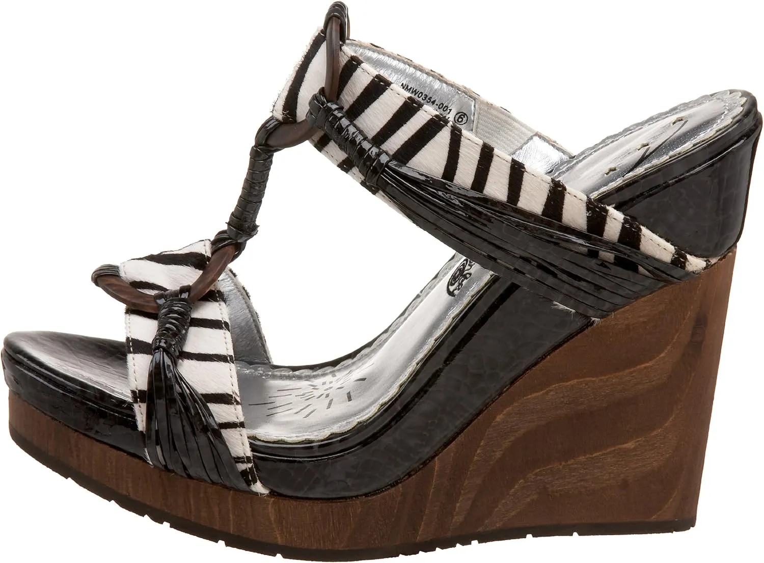 Naughty Monkey Women's Wood Chuck 2 Wedge Sandal