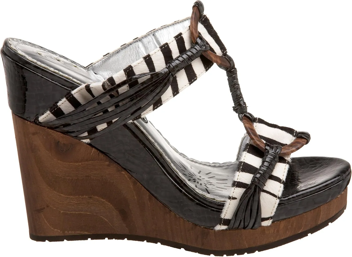 Naughty Monkey Women's Wood Chuck 2 Wedge Sandal
