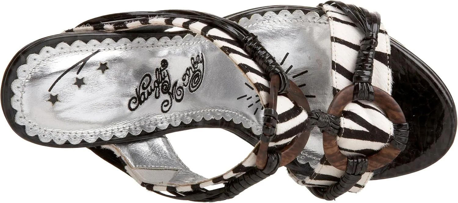 Naughty Monkey Women's Wood Chuck 2 Wedge Sandal