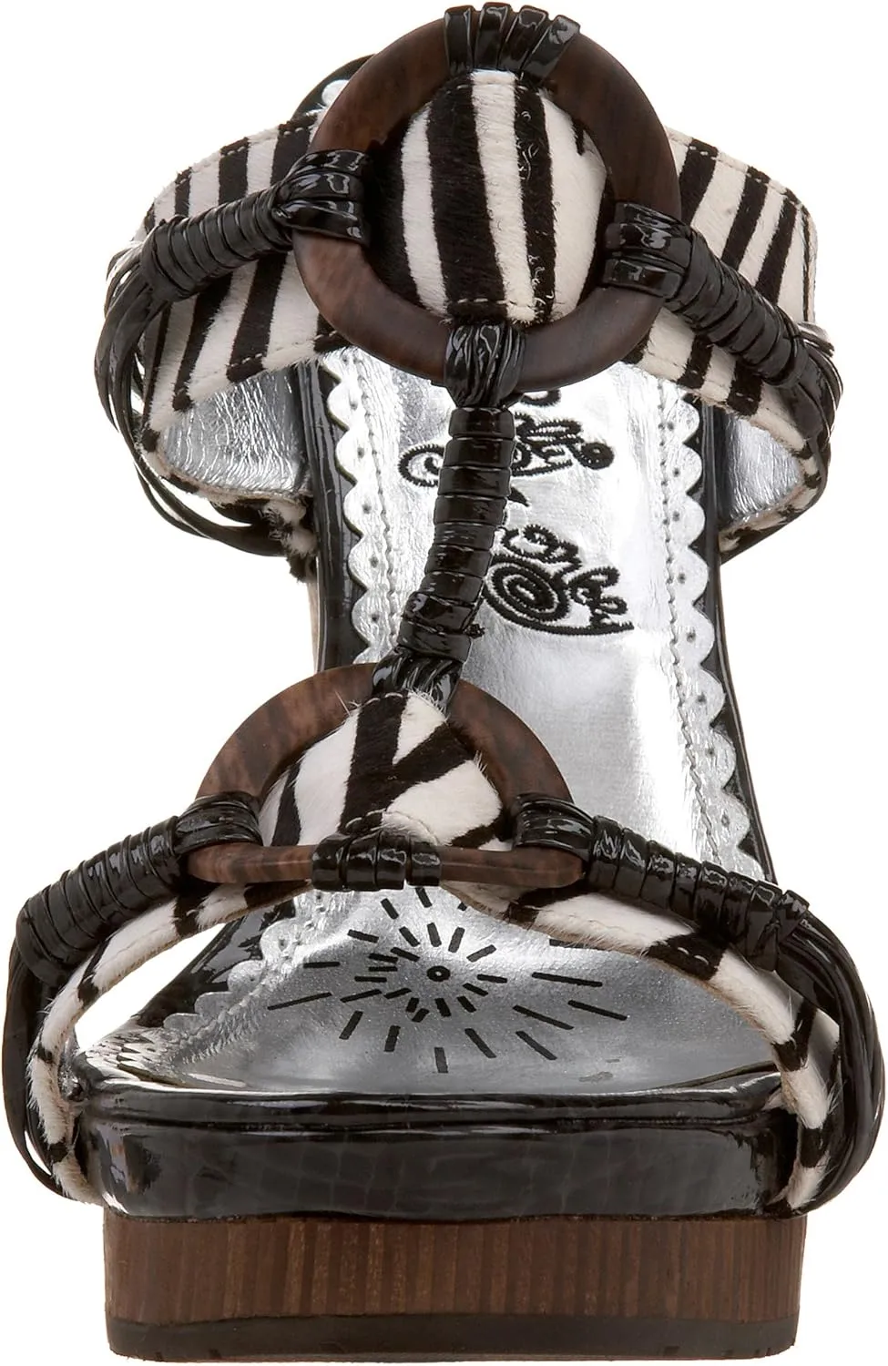Naughty Monkey Women's Wood Chuck 2 Wedge Sandal