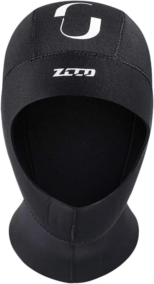 Neoprene Wetsuit Hood Scuba Diving Hood 3MM 5MM for Men Women Youth, Bib Dive Cap Surfing Thermal Hood for Kayaking Snorkeling Swimming Sailing Canoeing Water Sports