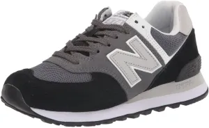 New Balance womens 574 V2 Sneaker, Black/Magnet, 10.5 US