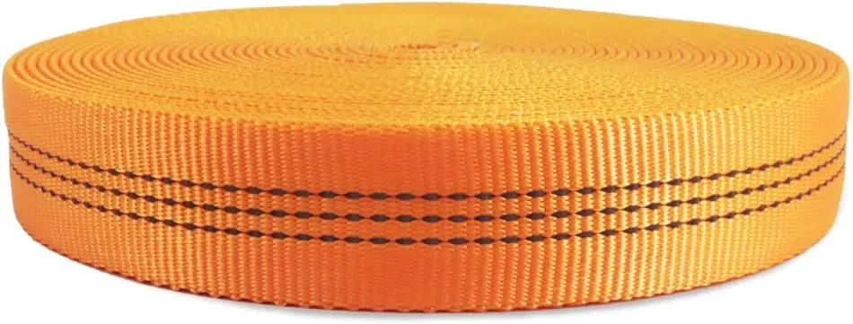 NewDoar CE UIAA Certified 1 Inch Nylon Webbing Strap/Tubular Climbing Webbing - Heavy Duty Strap for Rescue, Climbing, Harnesses, Rock Work, & Firefighting