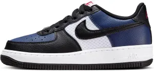 Nike Air Force 1 Big Kids' Shoes (HJ9201-400, Midnight Navy/White/University Red/Black) Size 6