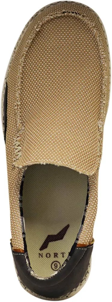 NORTY Men Lightweight Loafer Slip on Lace up Boat Shoe 41965