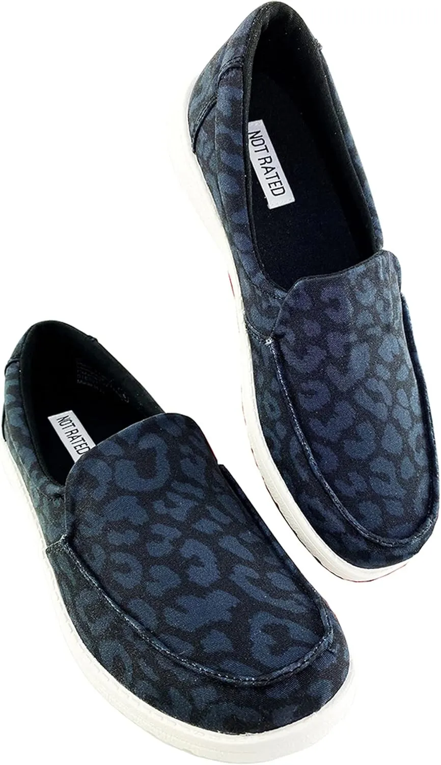 Not Rated Women's Casual Breathable Textile Maya Espadrille Moccasin Shoes Loafer