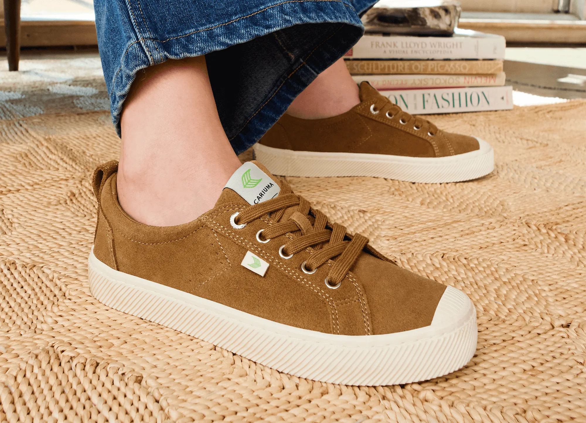 OCA Low Cloud Grey Suede Sneaker