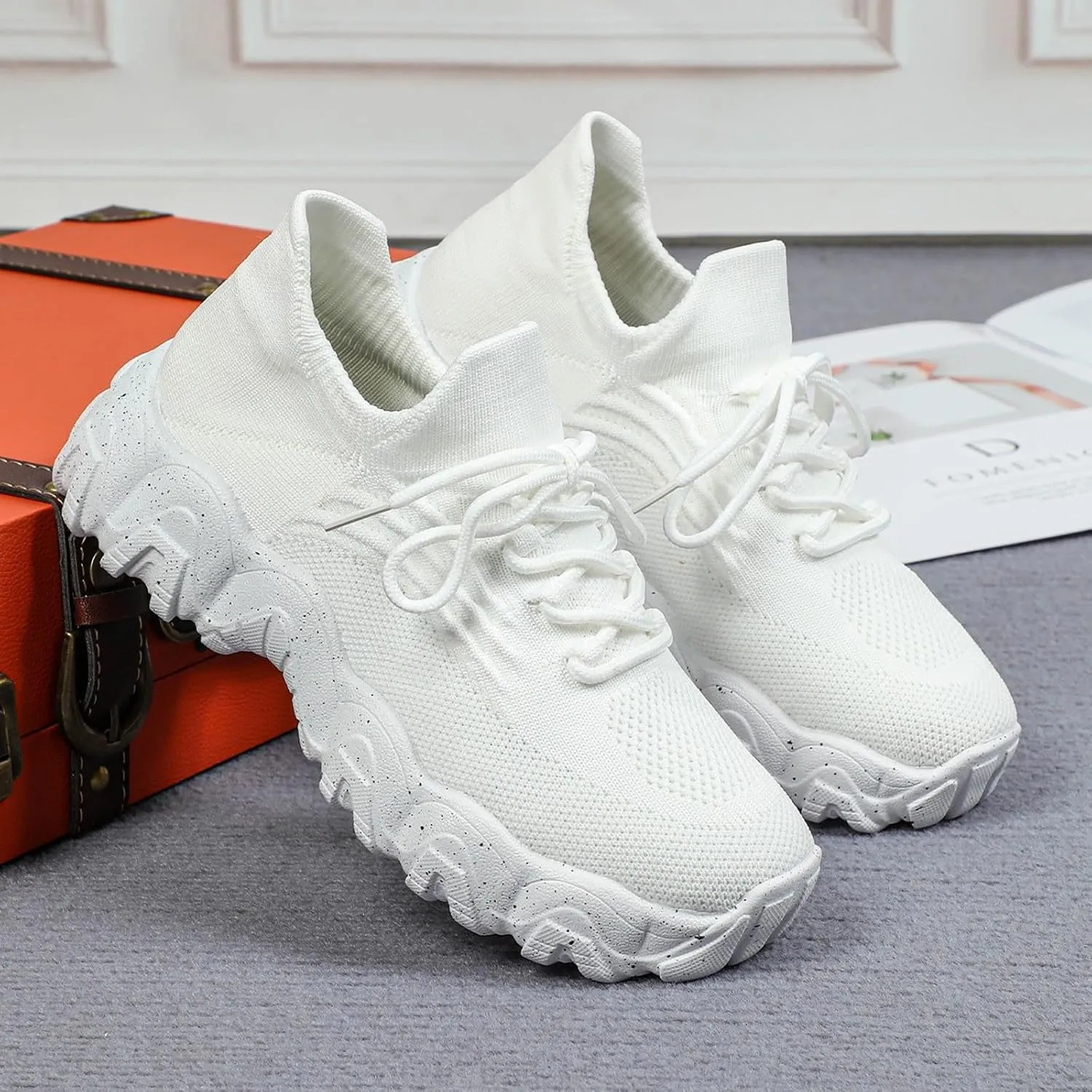 Ortho Pro Shoes for Women, Nurse Babe Shoes, Ortho Pro Women's Classic Shoes Lace Up, Womens Mesh Orthopedic Sneakers