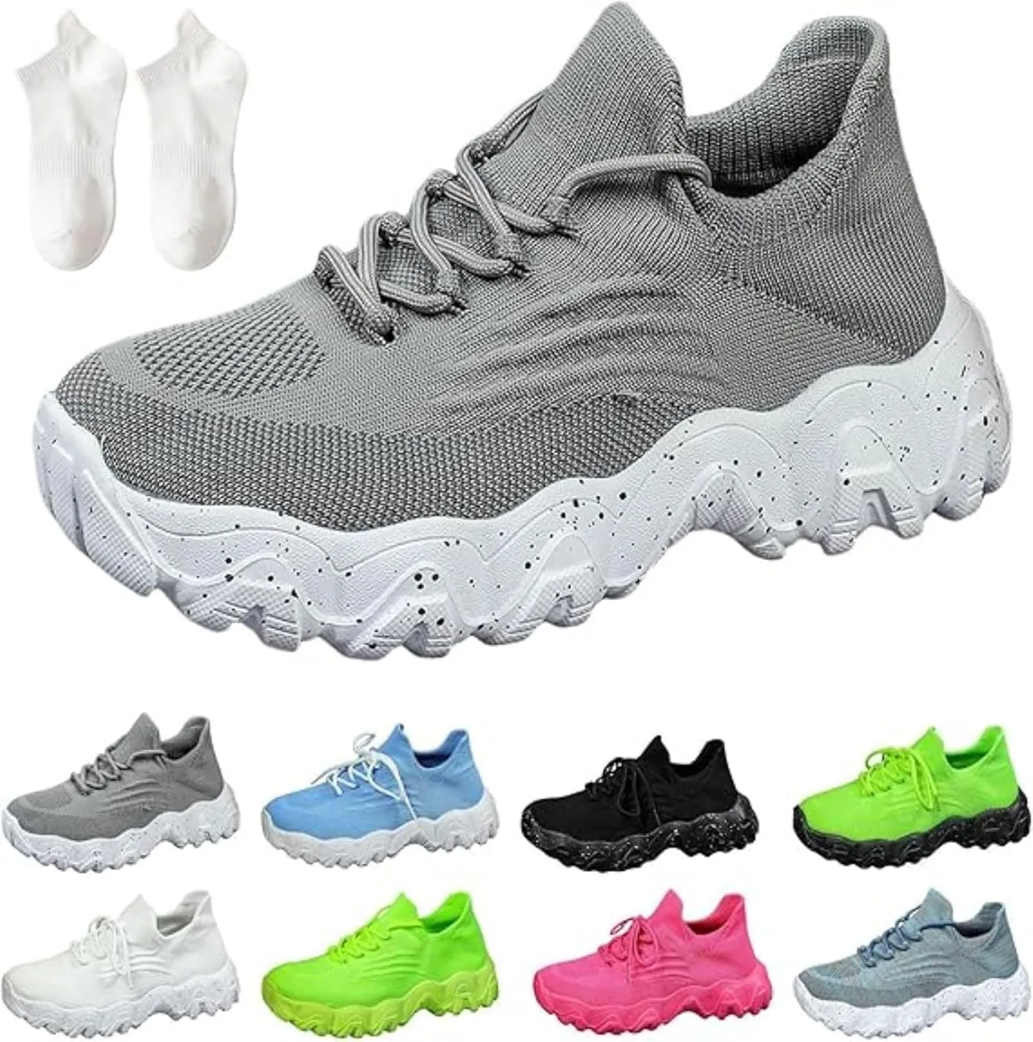 Ortho Pro Shoes for Women, Nurse Babe Shoes, Ortho Pro Women's Classic Shoes Lace Up, Womens Mesh Orthopedic Sneakers