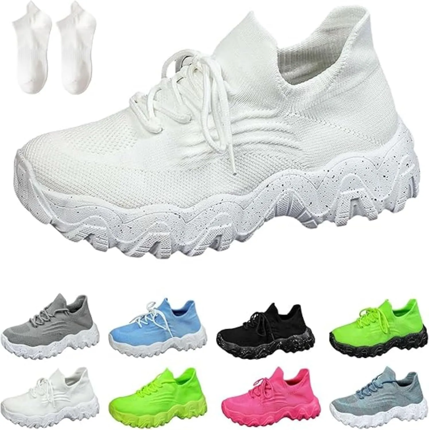 Ortho Pro Shoes for Women, Nurse Babe Shoes, Ortho Pro Women's Classic Shoes Lace Up, Womens Mesh Orthopedic Sneakers
