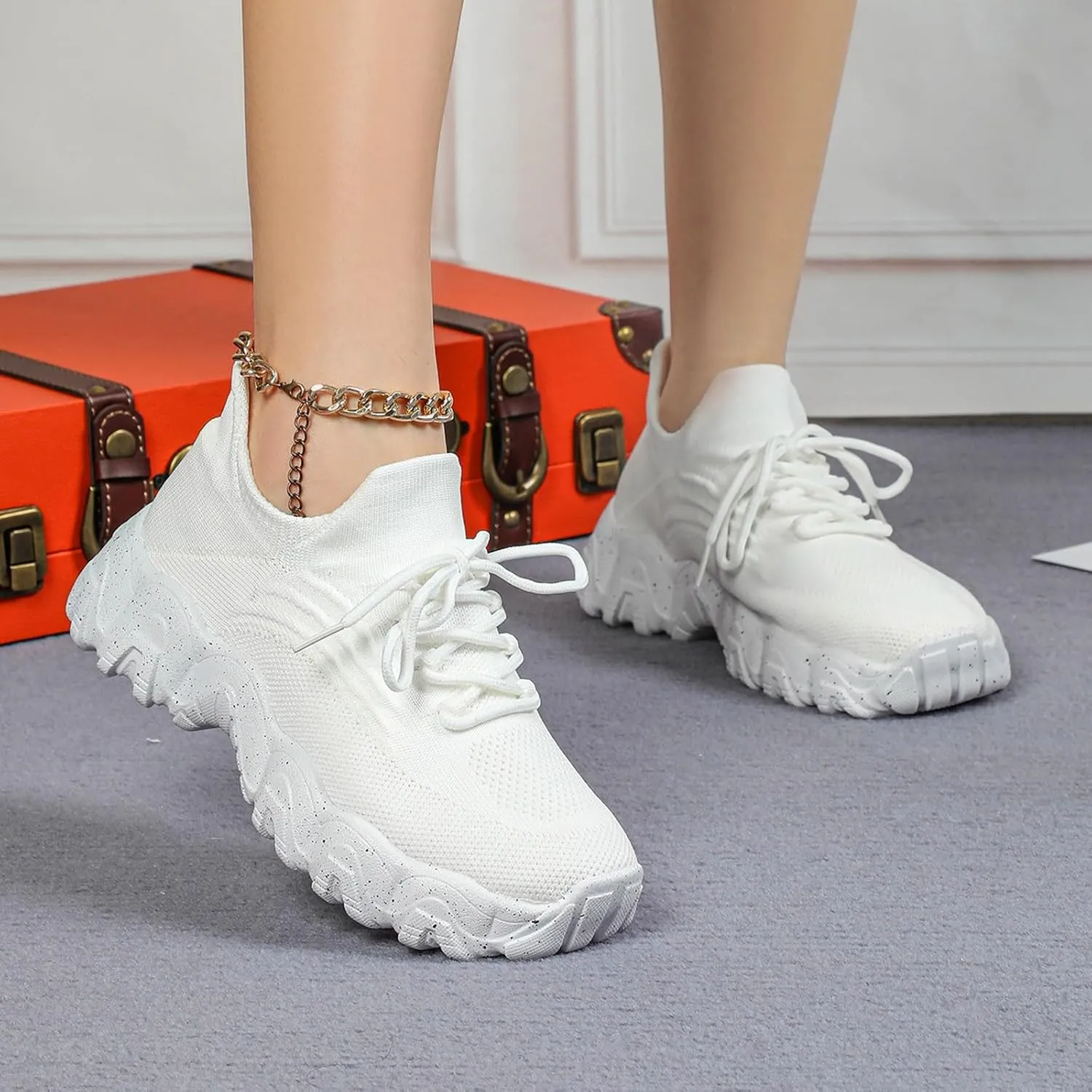 Ortho Pro Shoes for Women, Nurse Babe Shoes, Ortho Pro Women's Classic Shoes Lace Up, Womens Mesh Orthopedic Sneakers