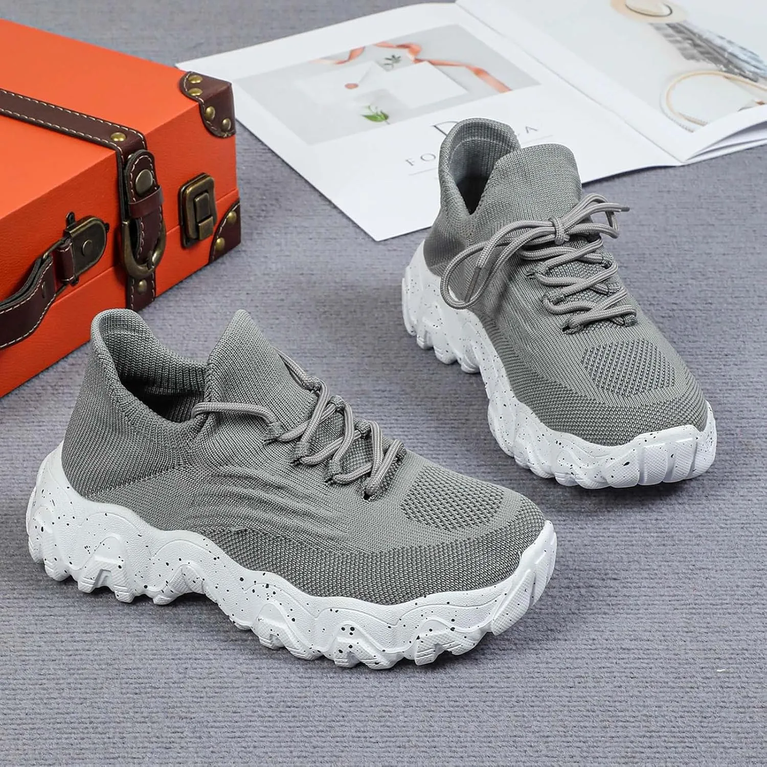 Ortho Pro Shoes for Women, Nurse Babe Shoes, Ortho Pro Women's Classic Shoes Lace Up, Womens Mesh Orthopedic Sneakers