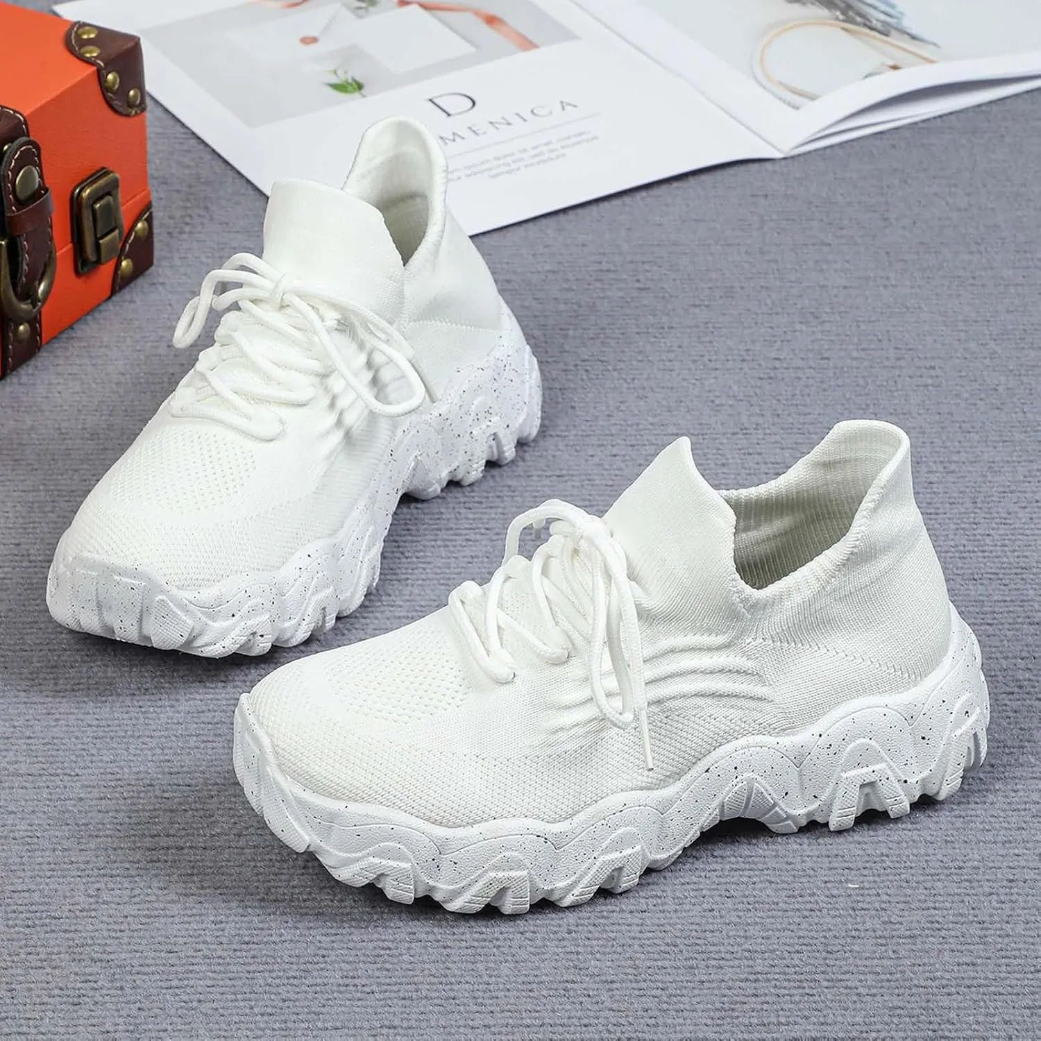 Ortho Pro Shoes for Women, Nurse Babe Shoes, Ortho Pro Women's Classic Shoes Lace Up, Womens Mesh Orthopedic Sneakers