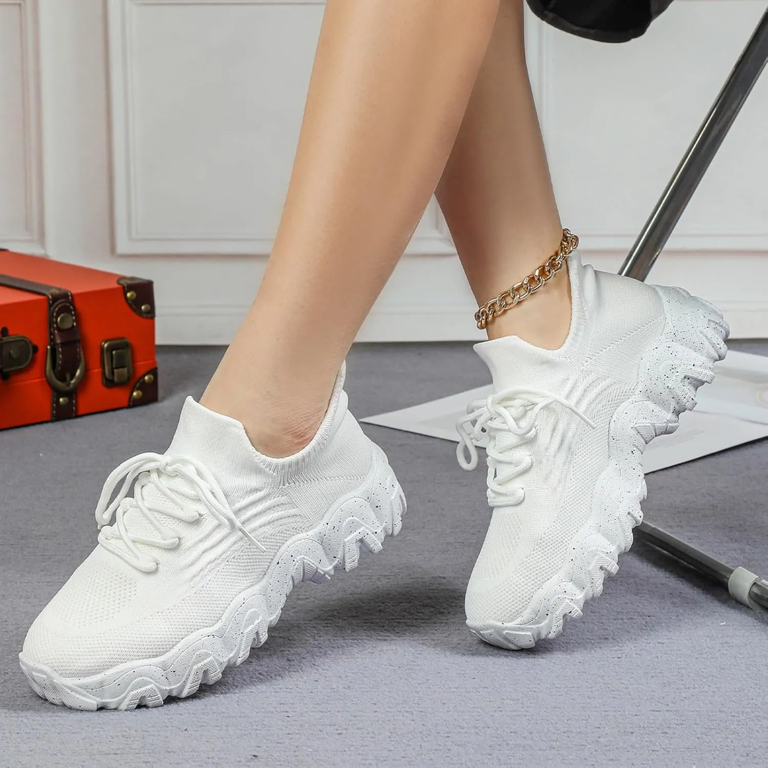Ortho Pro Shoes for Women, Nurse Babe Shoes, Ortho Pro Women's Classic Shoes Lace Up, Womens Mesh Orthopedic Sneakers