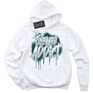 Oxidized Green 1s Sneaker Hoodie Sneaker Addict Graphic