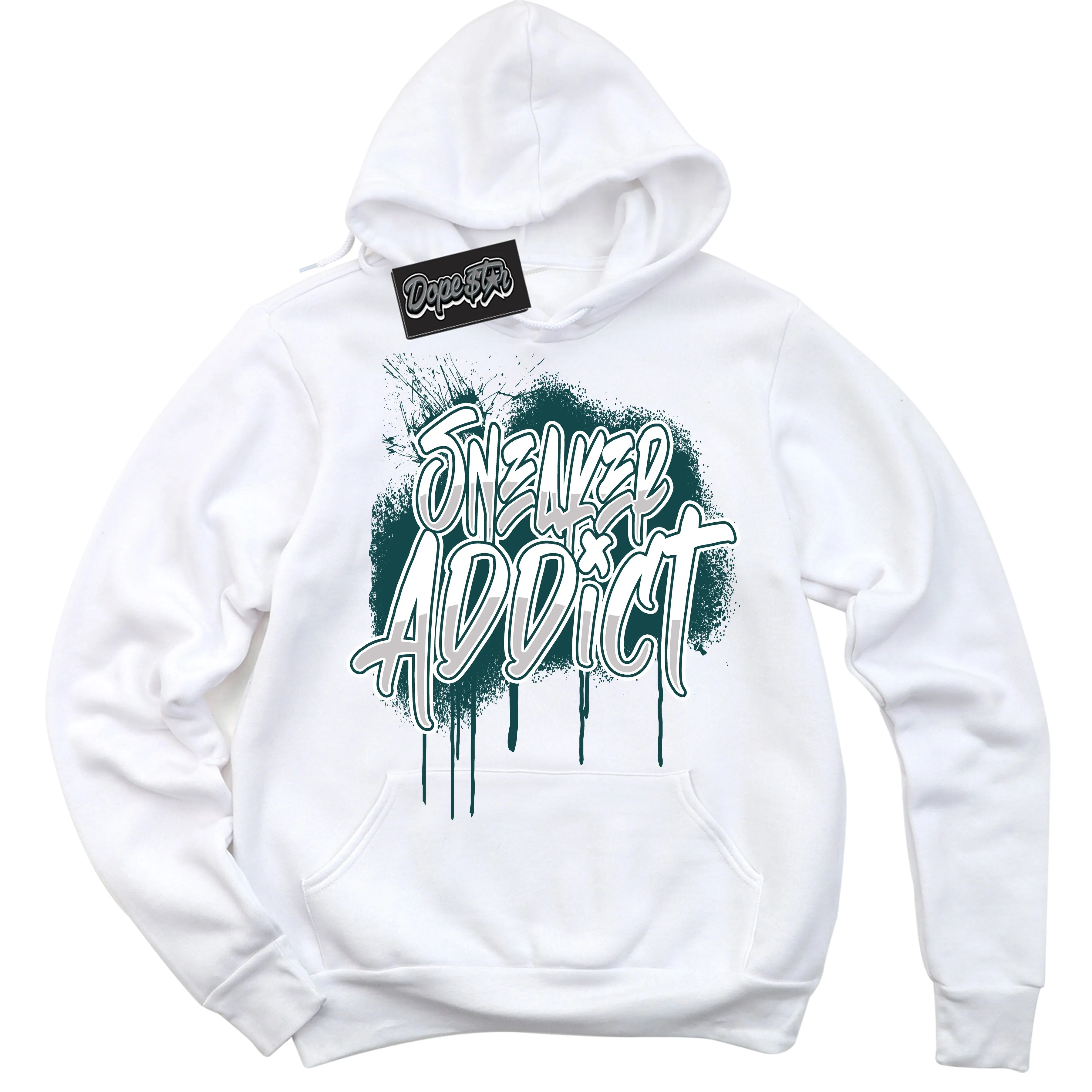 Oxidized Green 1s Sneaker Hoodie Sneaker Addict Graphic