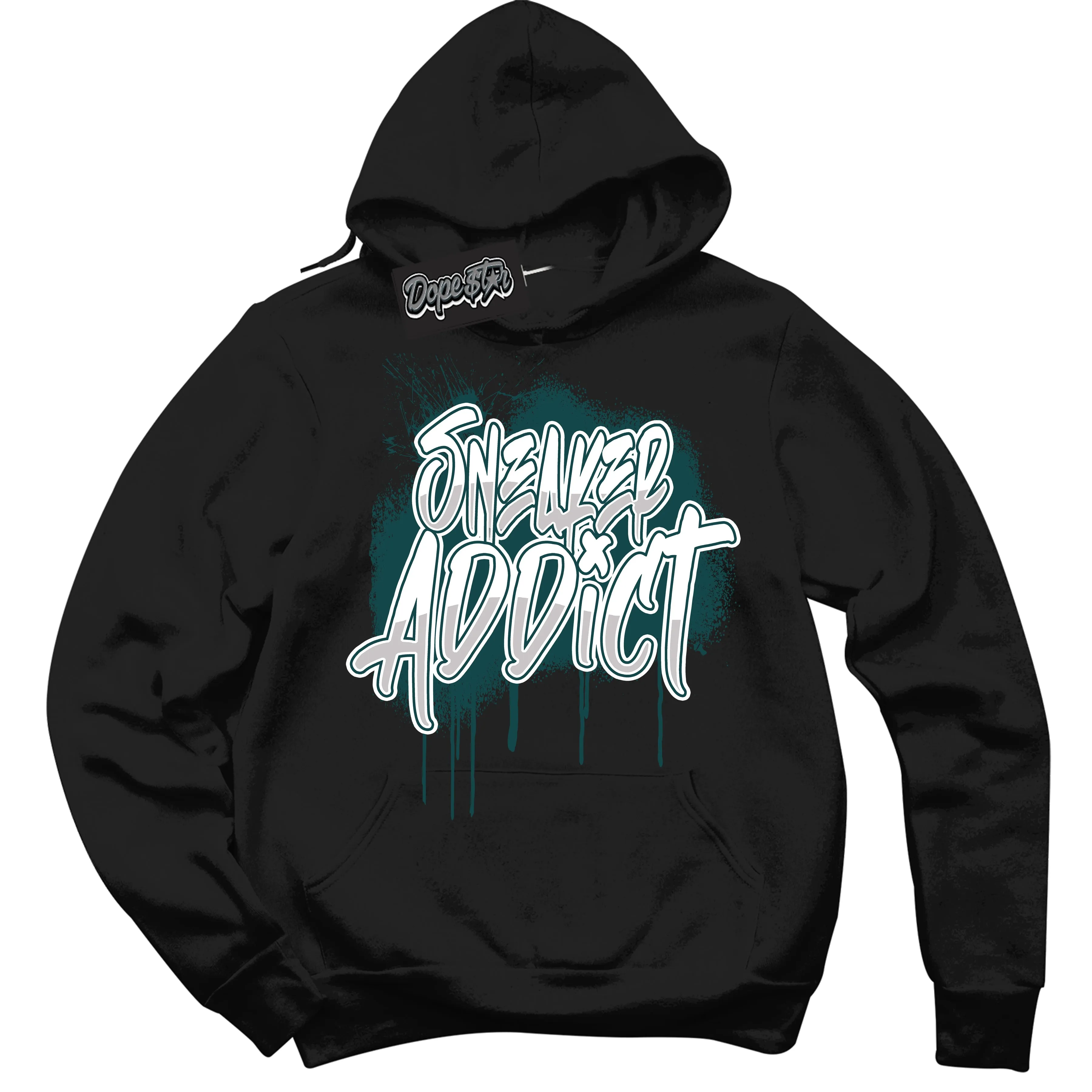 Oxidized Green 1s Sneaker Hoodie Sneaker Addict Graphic