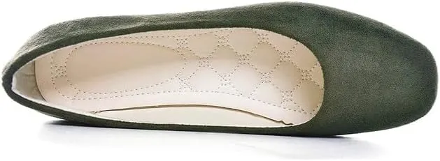 Padgene Women's Casual Ballet Flats, Ladies Ballerina Flats Girls Fashionable Ballet Pumps Dolly Shoes Womens Stylish Comfy Office Driving Flat Shoes Slip On Loafers