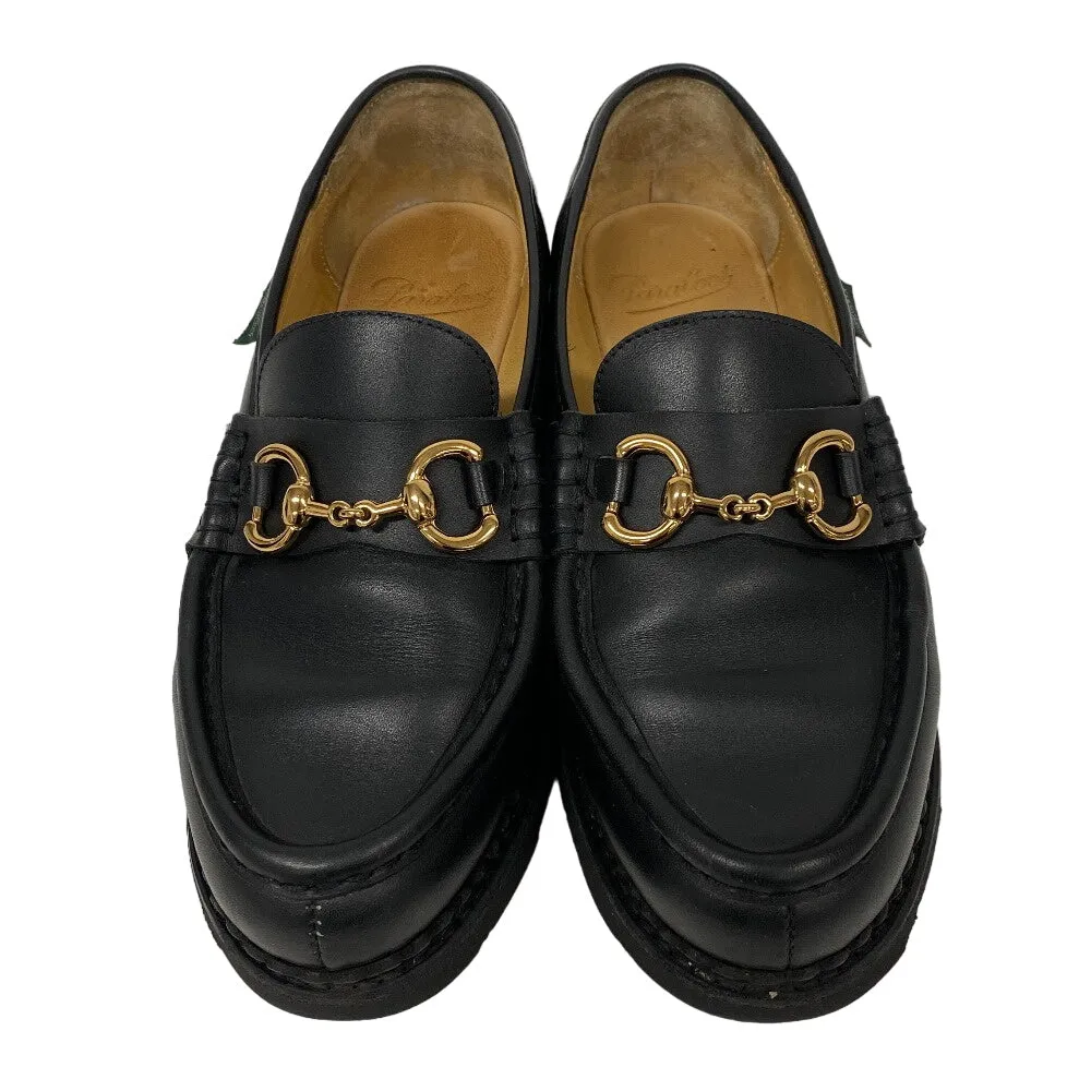 Paraboot loafers 78626 leather black Bit loafer ORSAYTI Women 4 1/2 Used Authentic