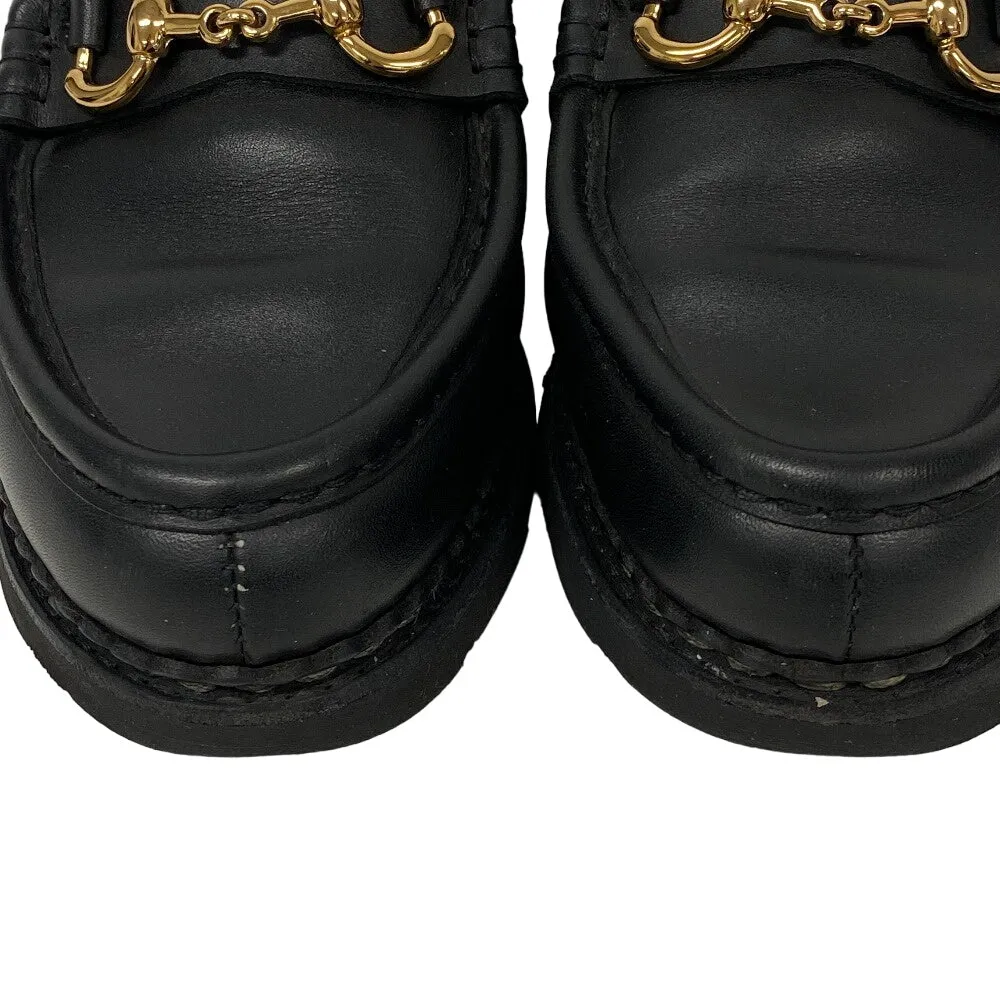 Paraboot loafers 78626 leather black Bit loafer ORSAYTI Women 4 1/2 Used Authentic