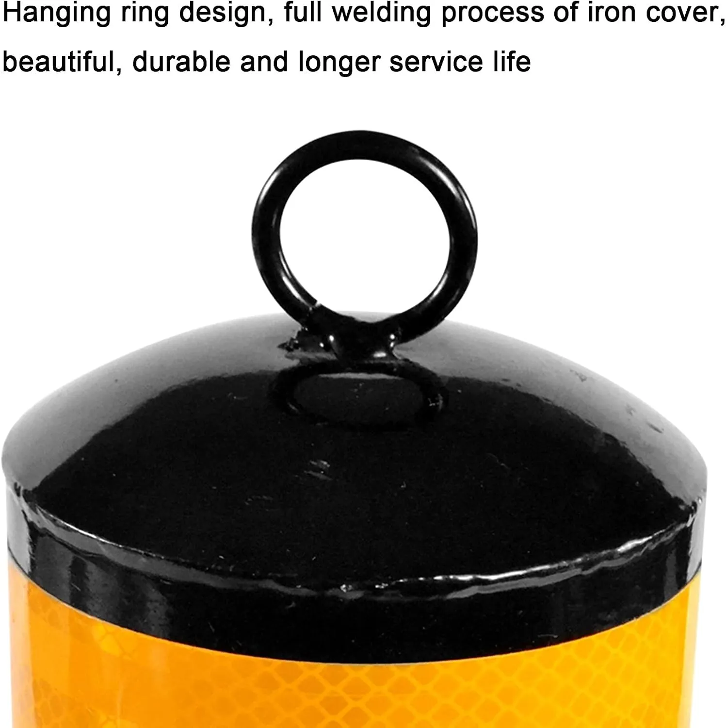 Parking Space Lock Heavy Duty Key Lockable Parking Barrier Driveway Bollard Post Pole with Screws for Commercial Or Private