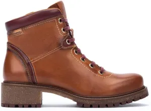 PIKOLINOS Flat Ankle Boots Leather Aspe for Woman