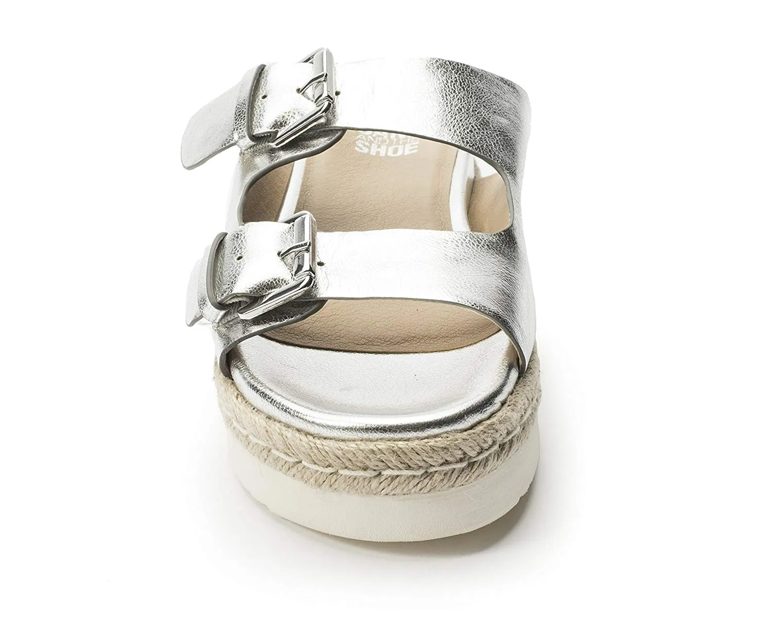 Platform and Two the Low-cost Jojo Shoe Buckle Silver Toe Jane Open Sandals Limited-stock sale Fashion