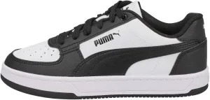 PUMA Caven Sneaker, White Black Black, 5.5 US Unisex Big Kid