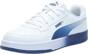 PUMA Caven Sneaker, White-Blazing Blue, 6.5 US Unisex Big Kid