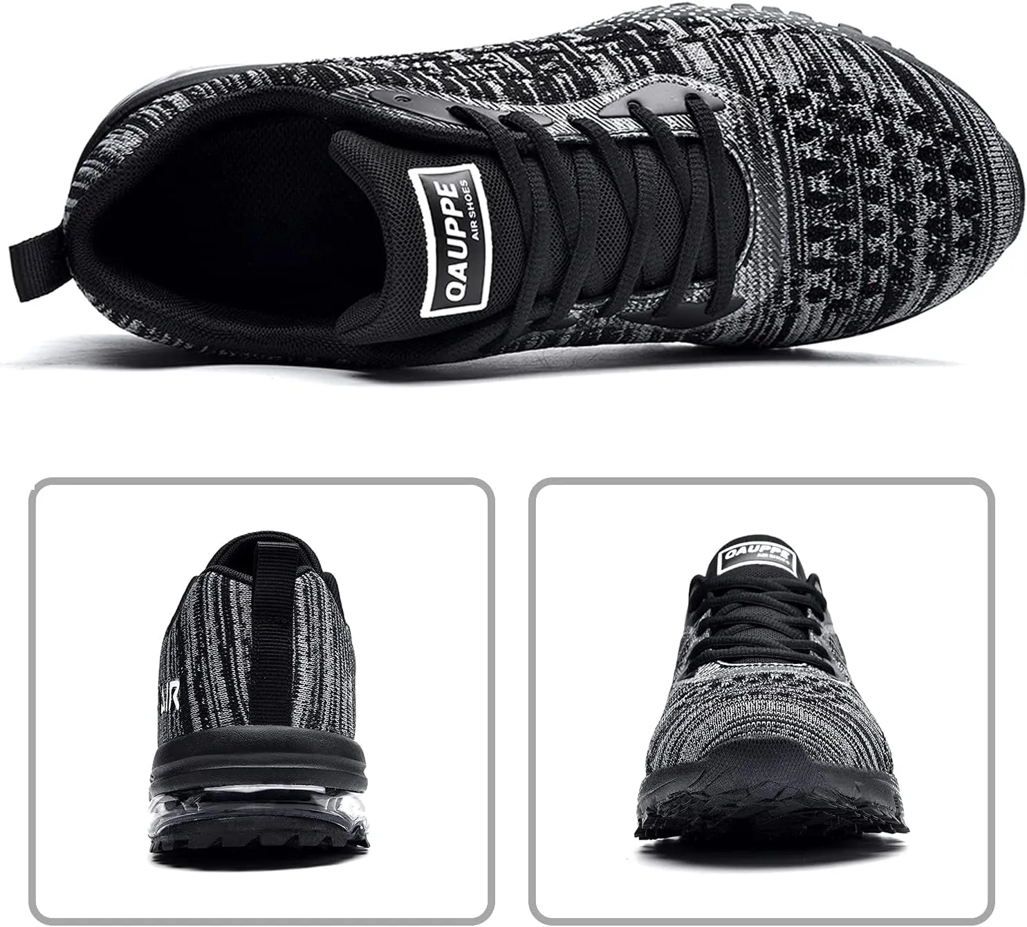 QAUPPE Mens Air Running Shoes Athletic Trail Tennis Sneaker (US7-12.5 D(M)