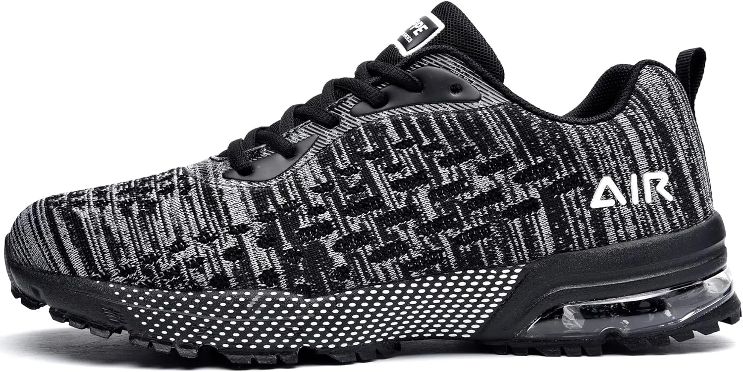 QAUPPE Mens Air Running Shoes Athletic Trail Tennis Sneaker (US7-12.5 D(M)