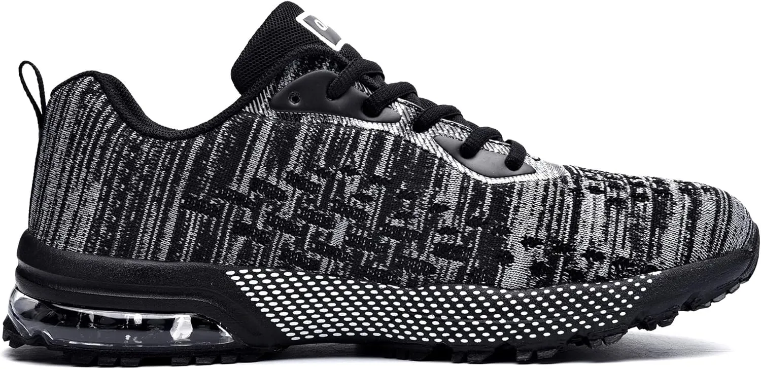 QAUPPE Mens Air Running Shoes Athletic Trail Tennis Sneaker (US7-12.5 D(M)