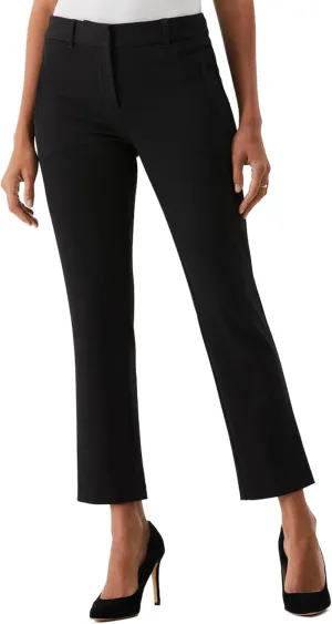 Rafaella Women's Petite Ankle Pants with Slimming Panel, Classic Fit, Gabardine Fabric