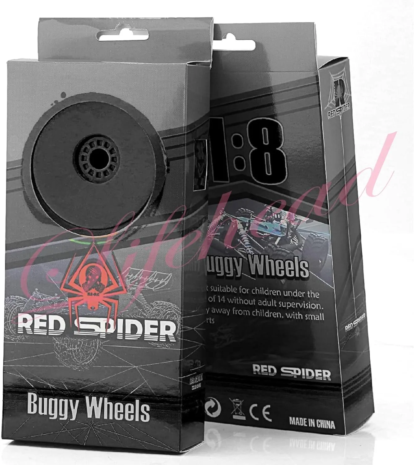 RC 1/8 Scale Off-road vehicle racing tires & Wheel Rims Set，KYOSHO MP9 MP10，HONGNOR X3S EVO E，FS 33651，HOBAO H9E STAR EP，Serpent SRX8-E RTR/17mm Drive Hex