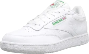 Reebok Men's Club C Sneaker,White,8.5 M