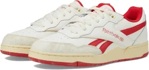 Reebok Unisex BB 4000 II Sneaker, Chalk/Weathered White/Vector Red, 3.5 US Men