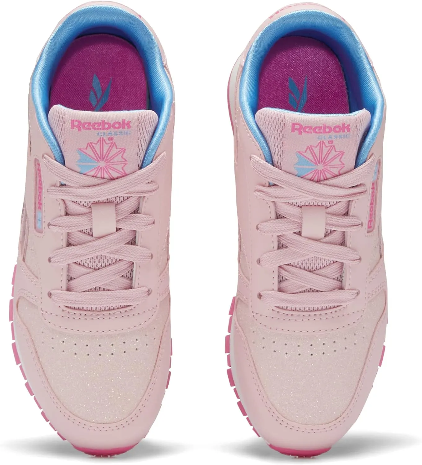 Reebok Unisex-Child Classic Leather Step N Flash Light Up Sneaker