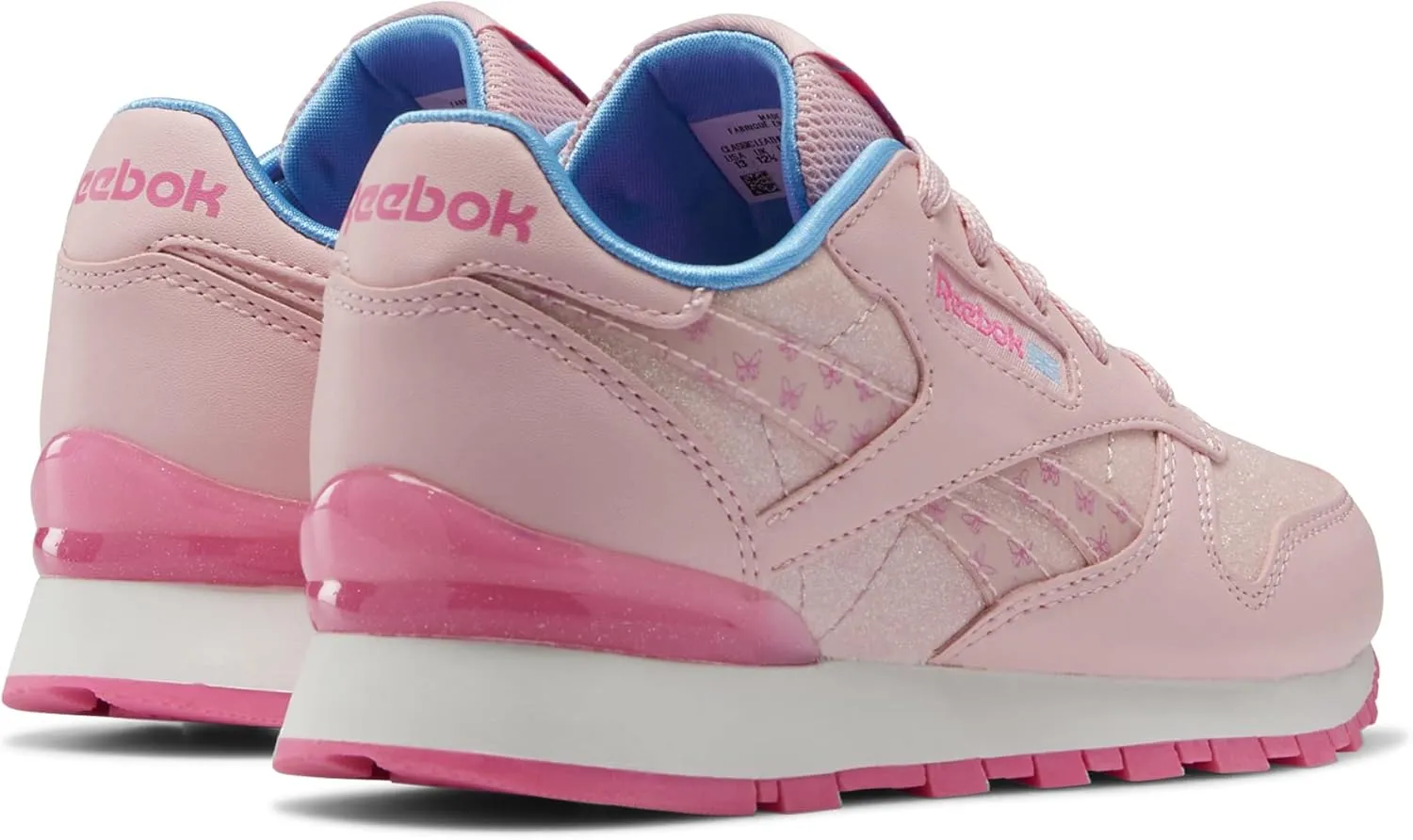 Reebok Unisex-Child Classic Leather Step N Flash Light Up Sneaker